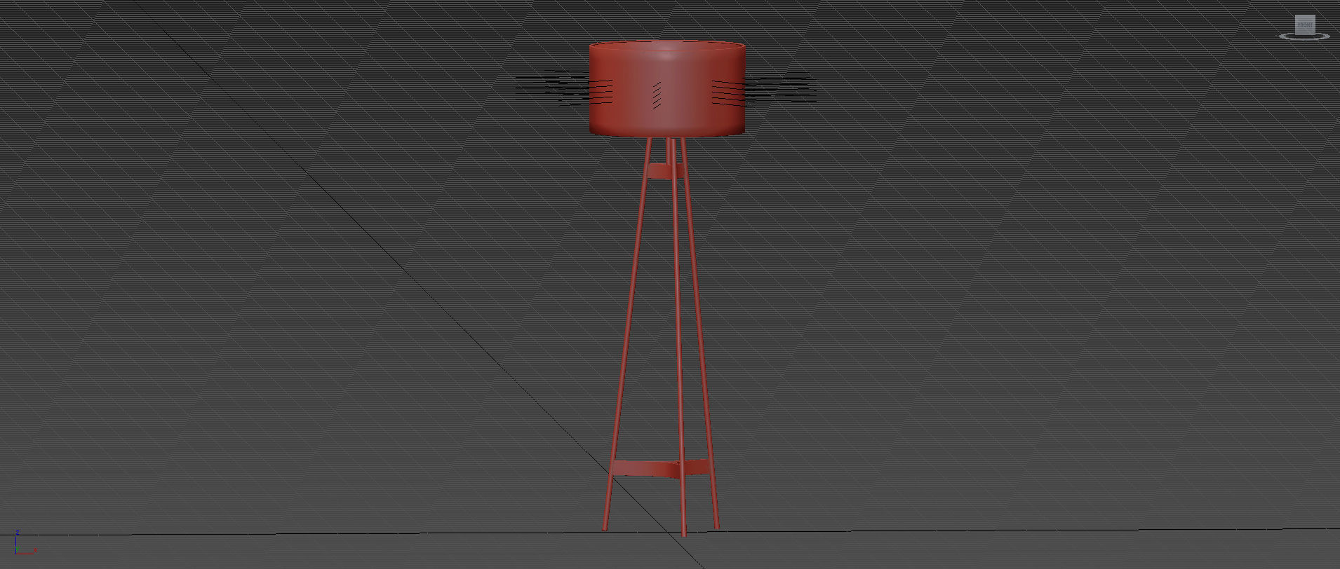 BRACE OMBRE FLOOR LAMP CB2 Exclusive 3D model_8