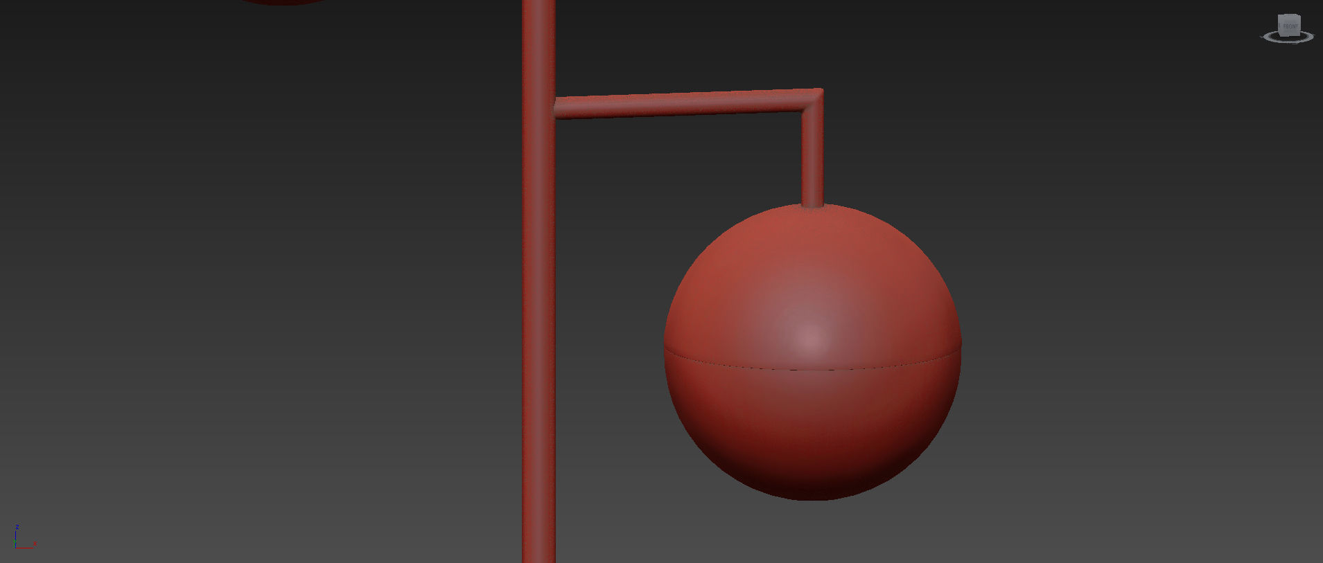 ORBS CHAMPAGNE FLOOR LAMP CB2 Exclusive 3D model_3