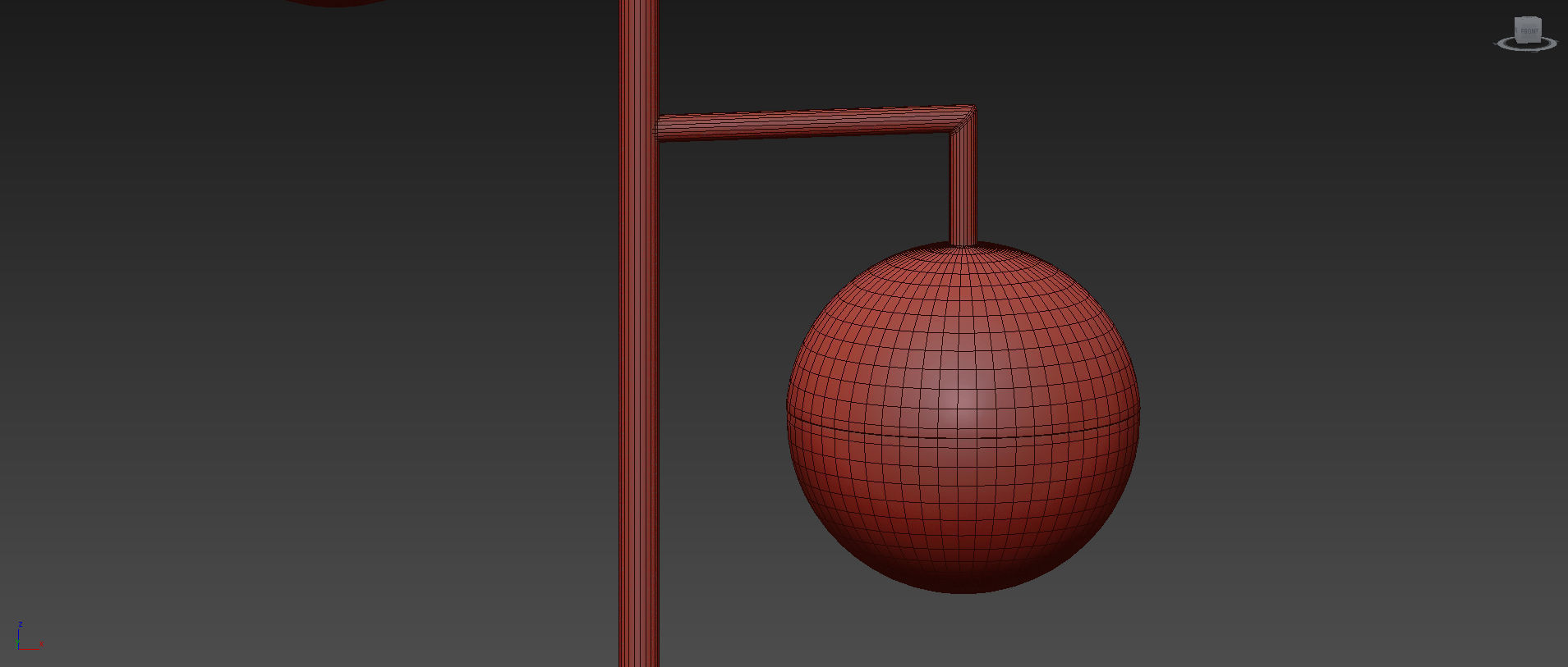 ORBS CHAMPAGNE FLOOR LAMP CB2 Exclusive 3D model_4