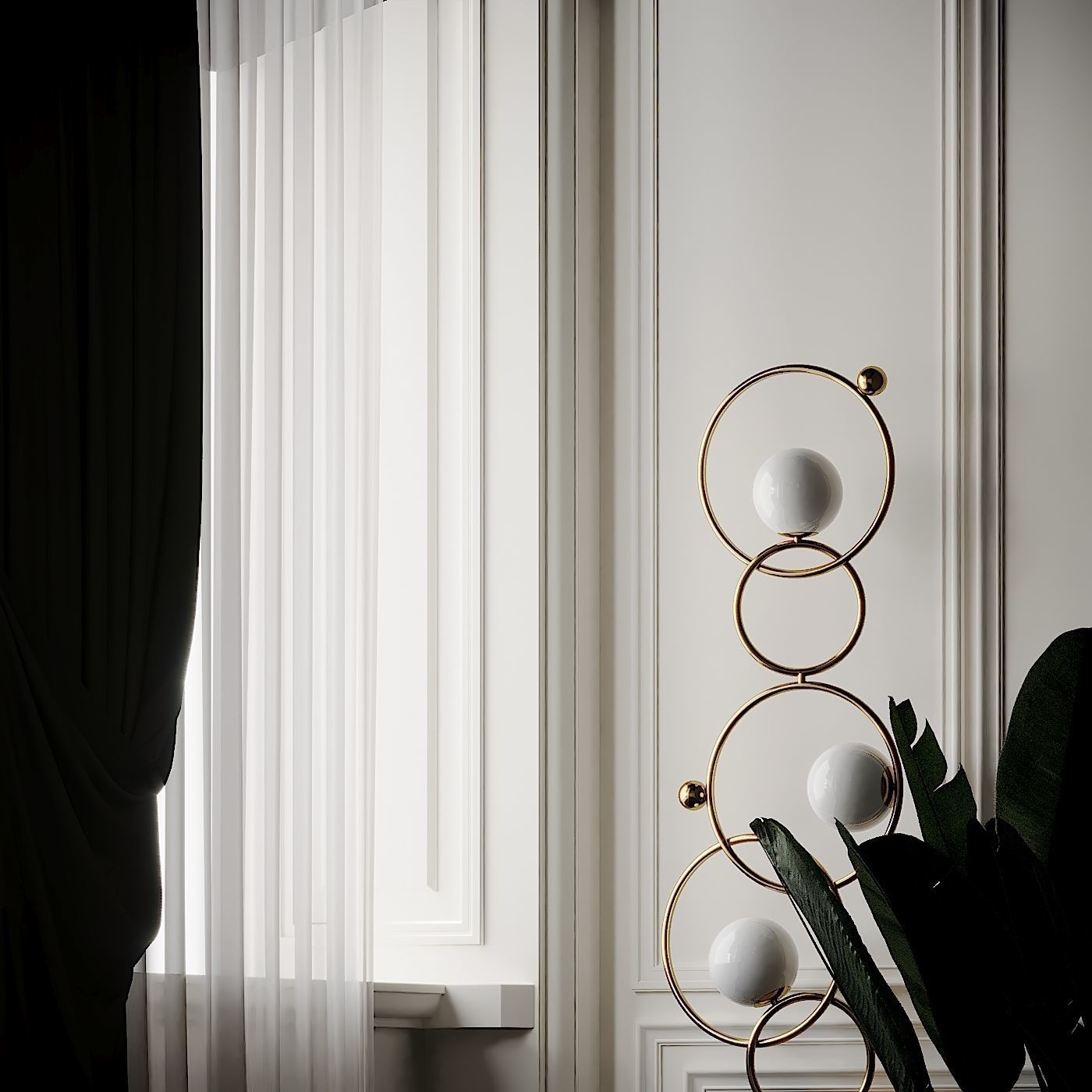 VeniceM Zoe Floor Light by Massimo Tonetto 3D model_2