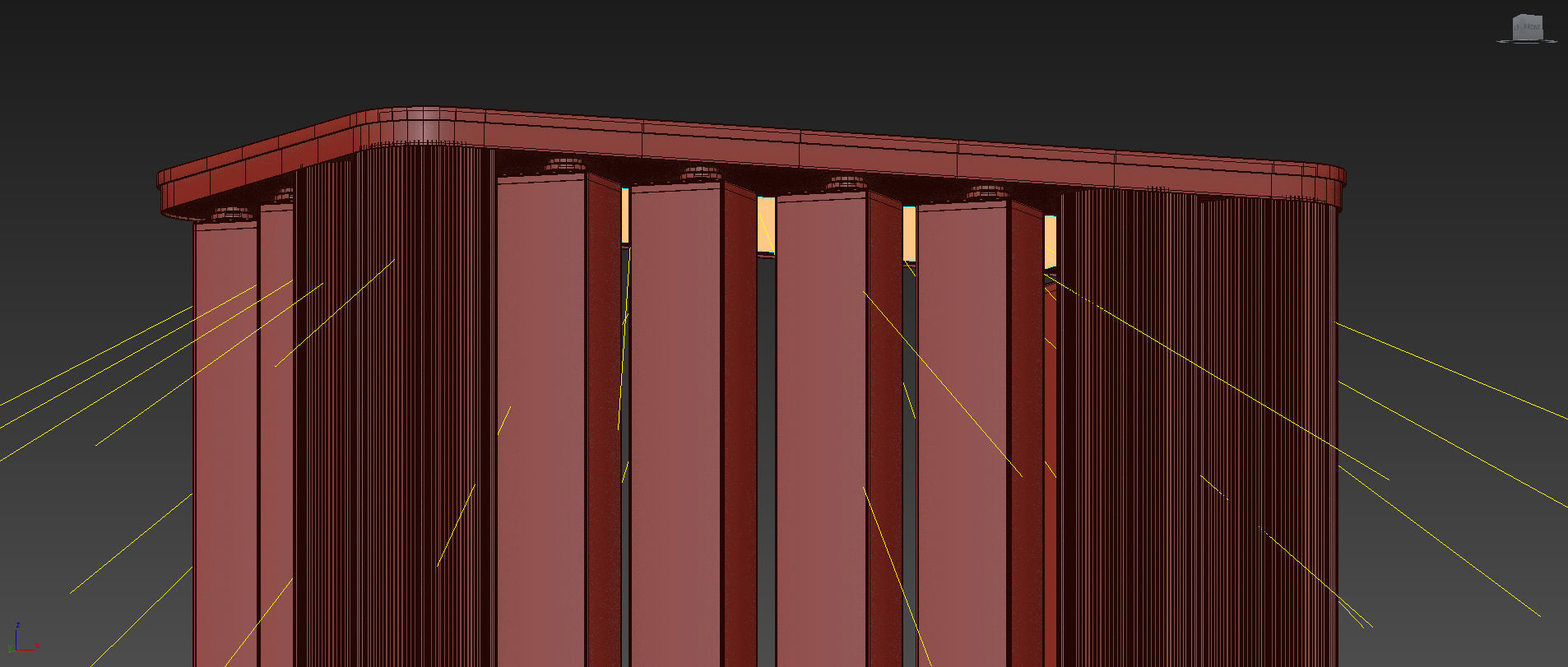 VeniceM Numa Wall Sconce in Brass and Glass by Massimo Tonetto 3D model_7