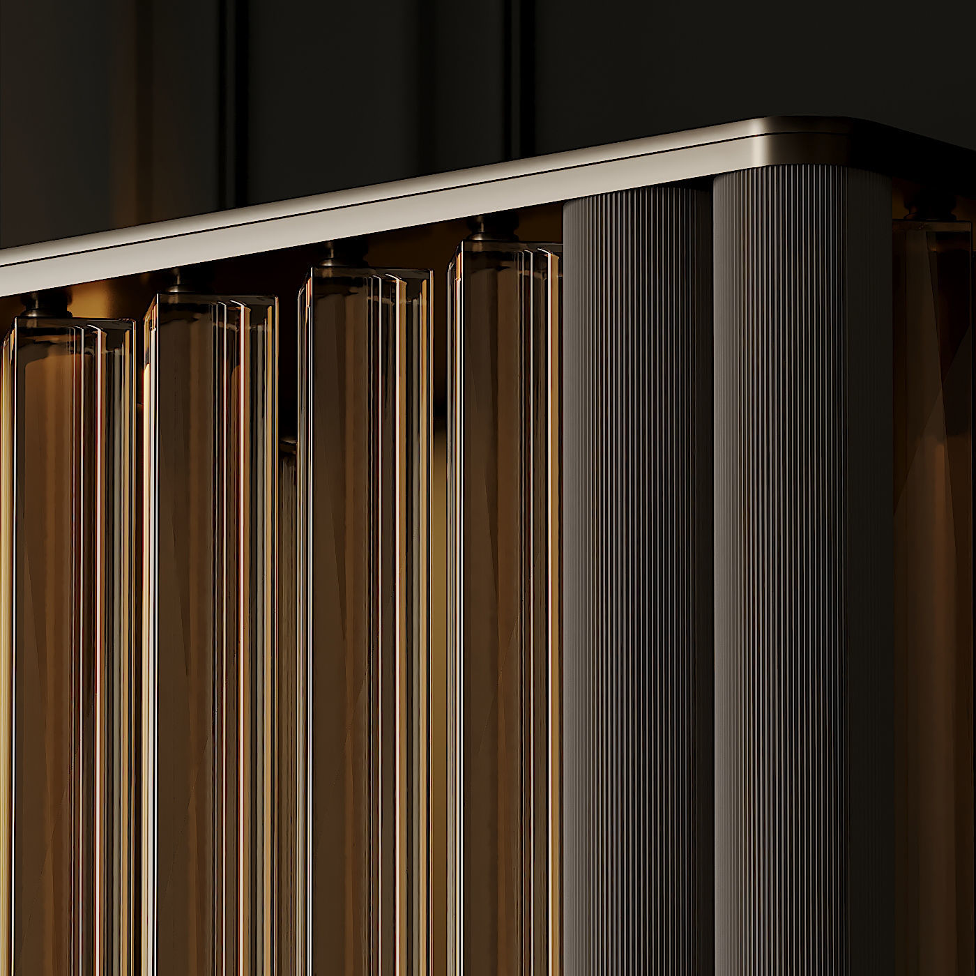 VeniceM Numa Wall Sconce in Brass and Glass by Massimo Tonetto 3D model_2