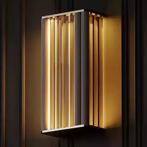 VeniceM Numa Wall Sconce in Brass and Glass by Massimo Tonetto
