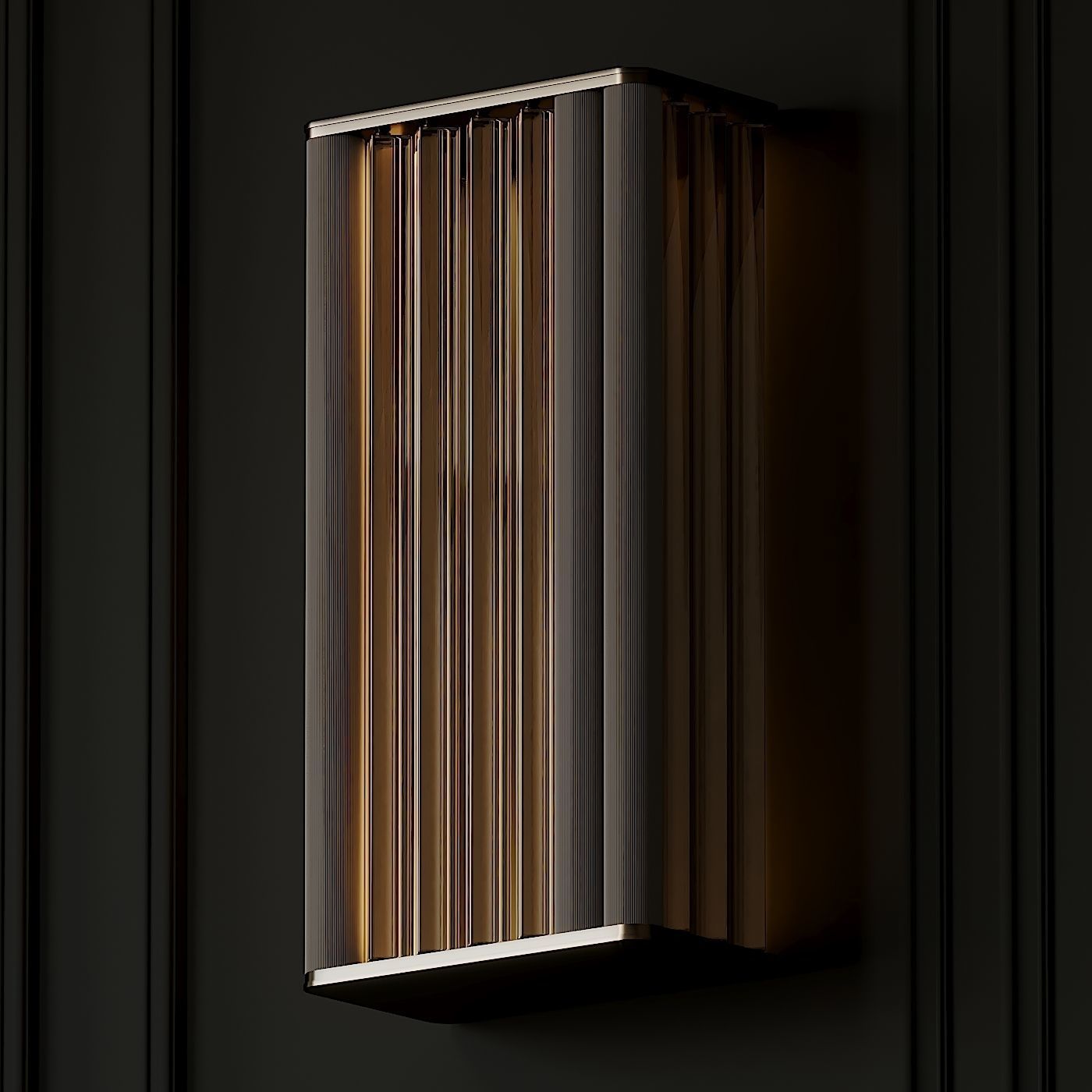 VeniceM Numa Wall Sconce in Brass and Glass by Massimo Tonetto 3D model_3