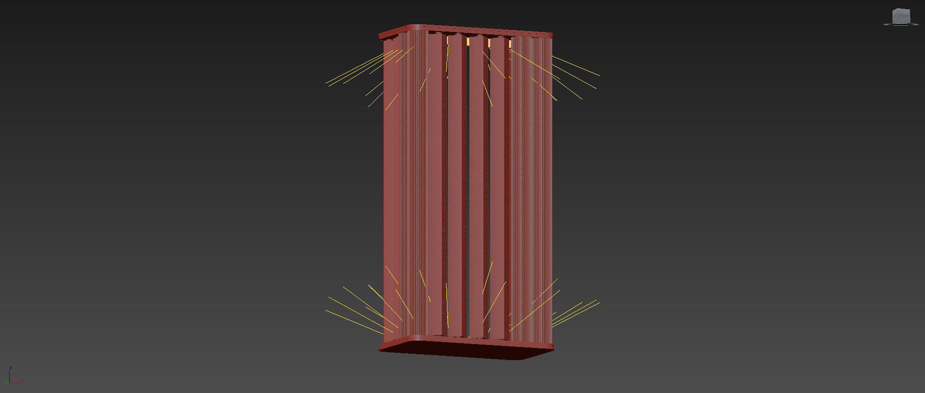 VeniceM Numa Wall Sconce in Brass and Glass by Massimo Tonetto 3D model_6