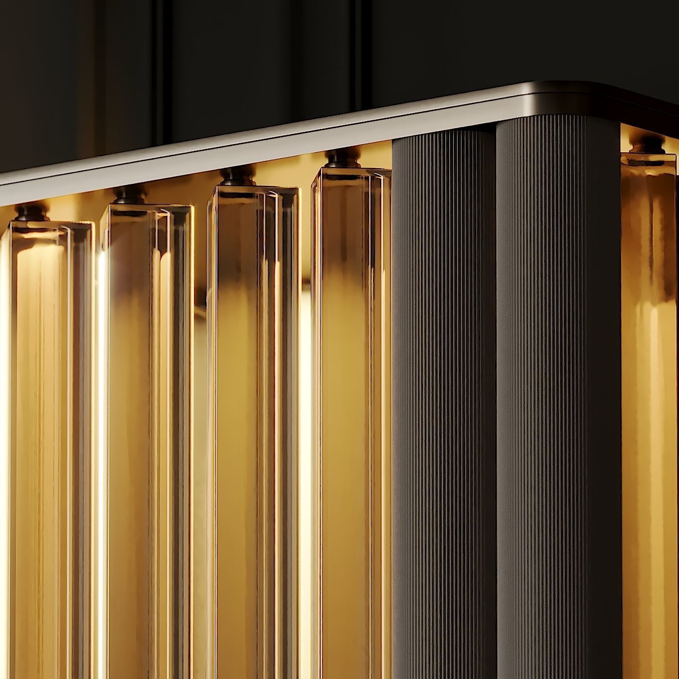 VeniceM Numa Wall Sconce in Brass and Glass by Massimo Tonetto 3D model_1
