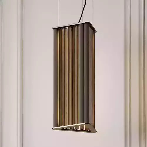 VeniceM Numa Pendant Light in Brass and Glass by Massimo Tonetto