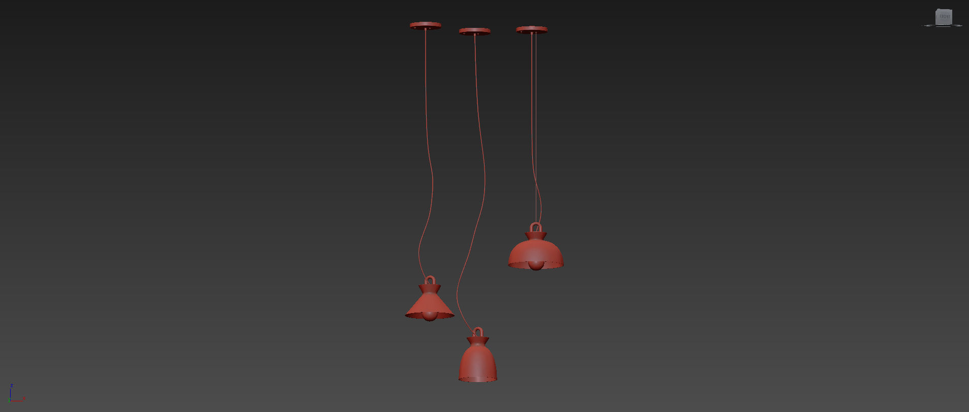 Colombo Modern Pendant Light by Tudo and Co 3D model_11