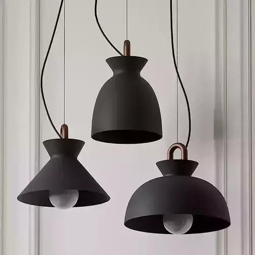 Colombo Modern Pendant Light by Tudo and Co 3D model