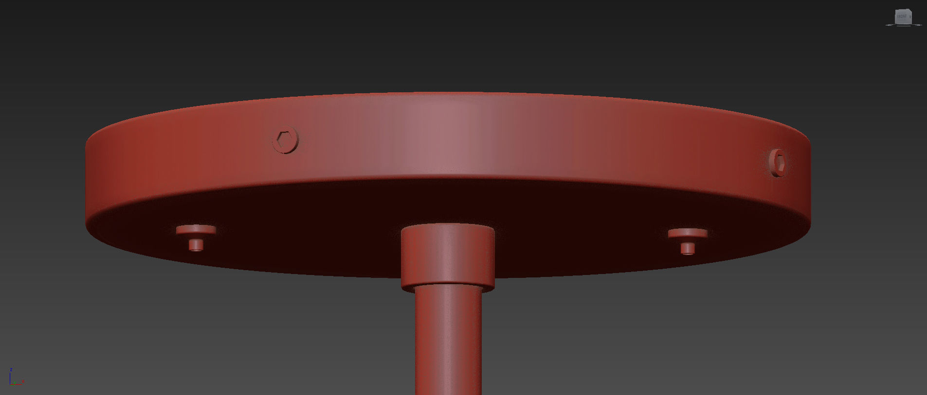 Halo Chandelier 4 Rings by The Future Perfect 3D model_2