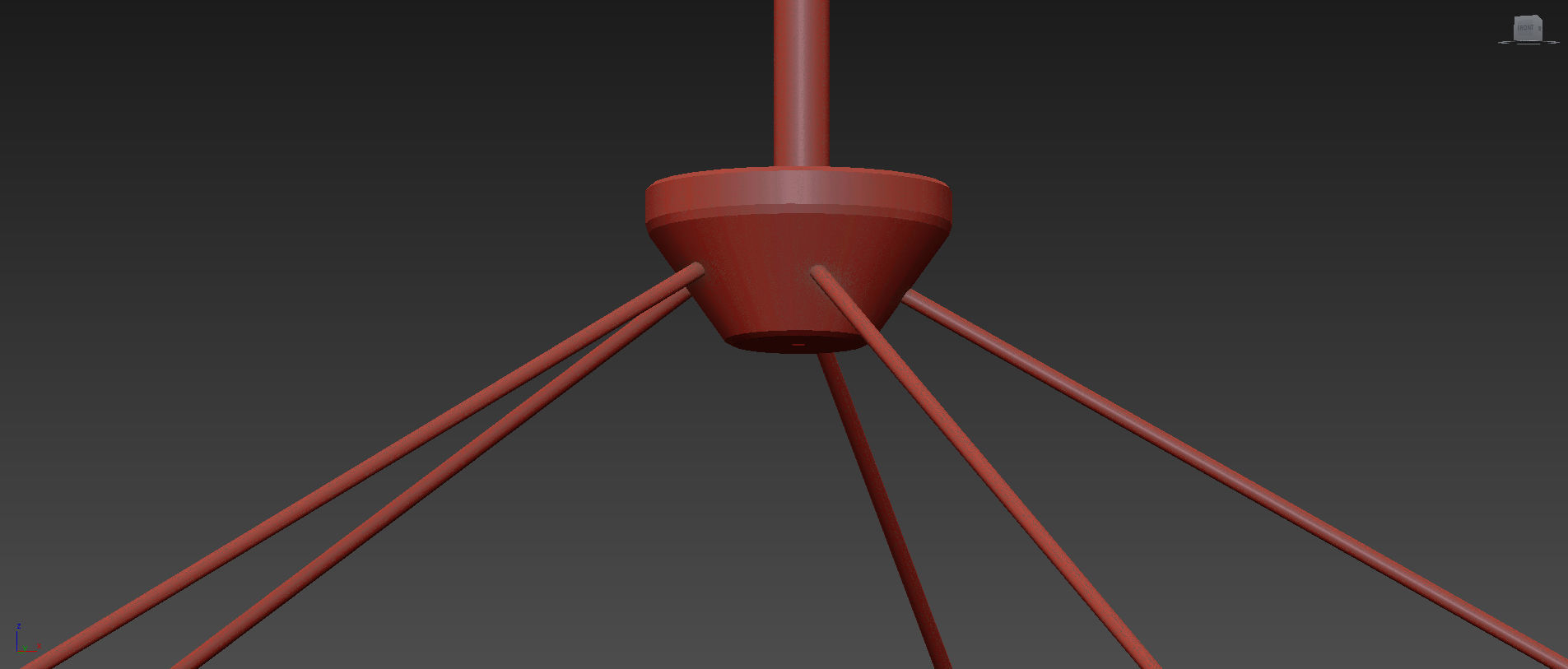 Halo Chandelier 4 Rings by The Future Perfect 3D model_6