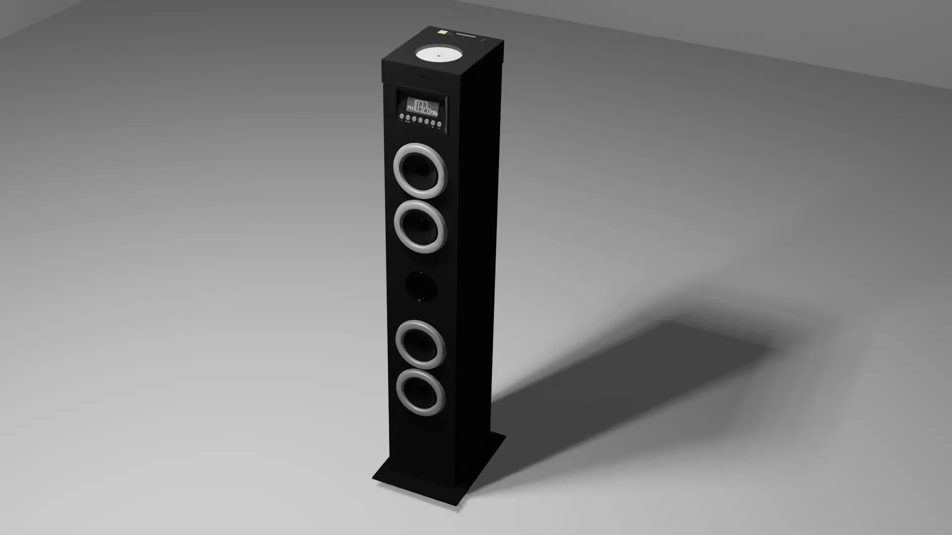 HIFI TOWER Low-poly 3D model
