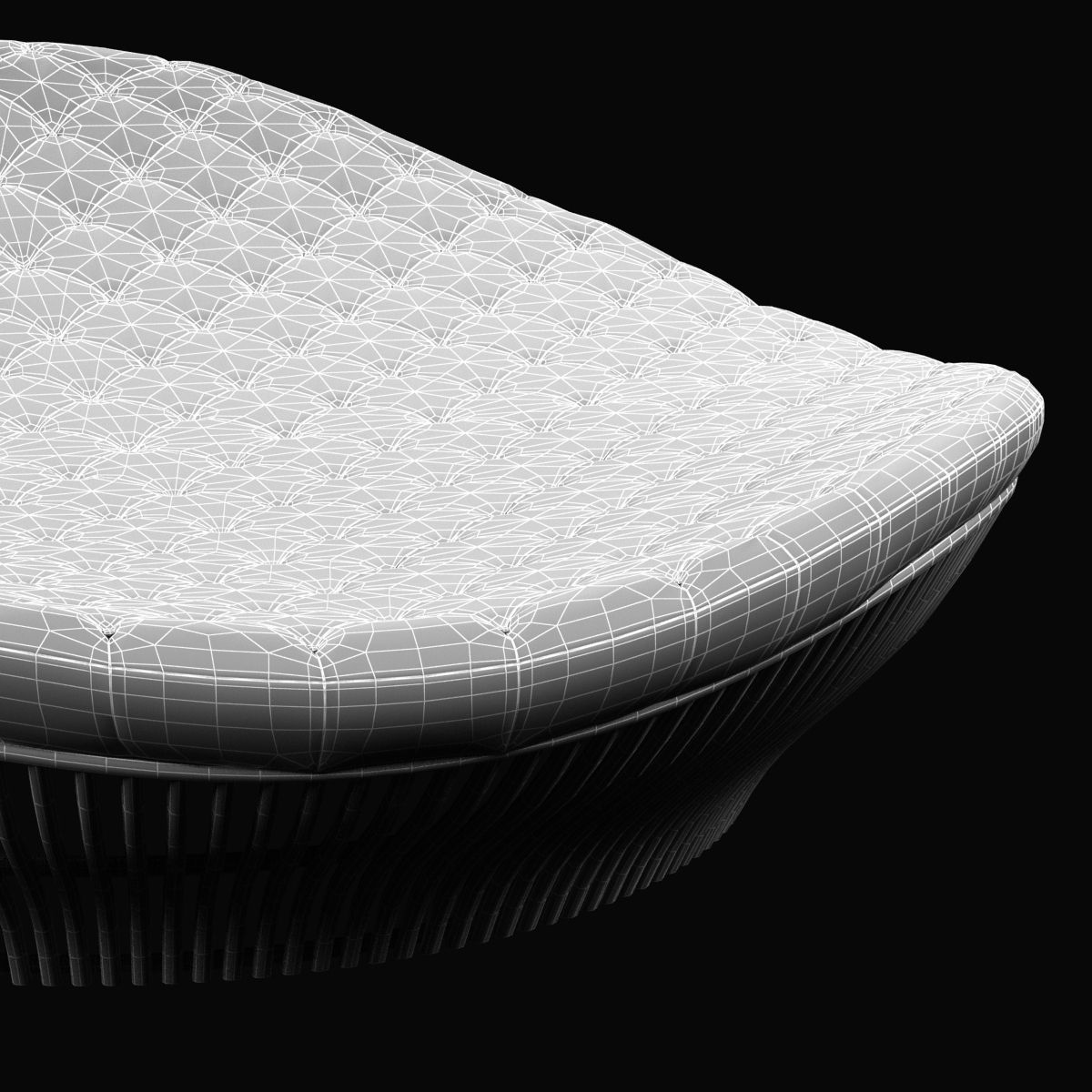 Corner 43 Decor Truffle Round Daybed 3D model_11