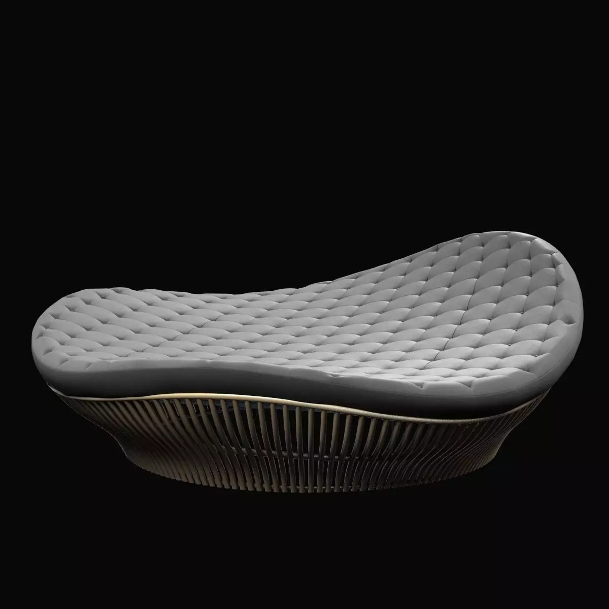 Corner 43 Decor Truffle Round Daybed 3D model_0