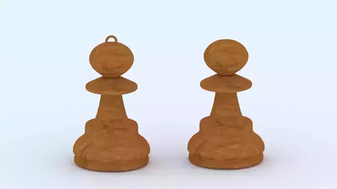 chess pawn 3D print model