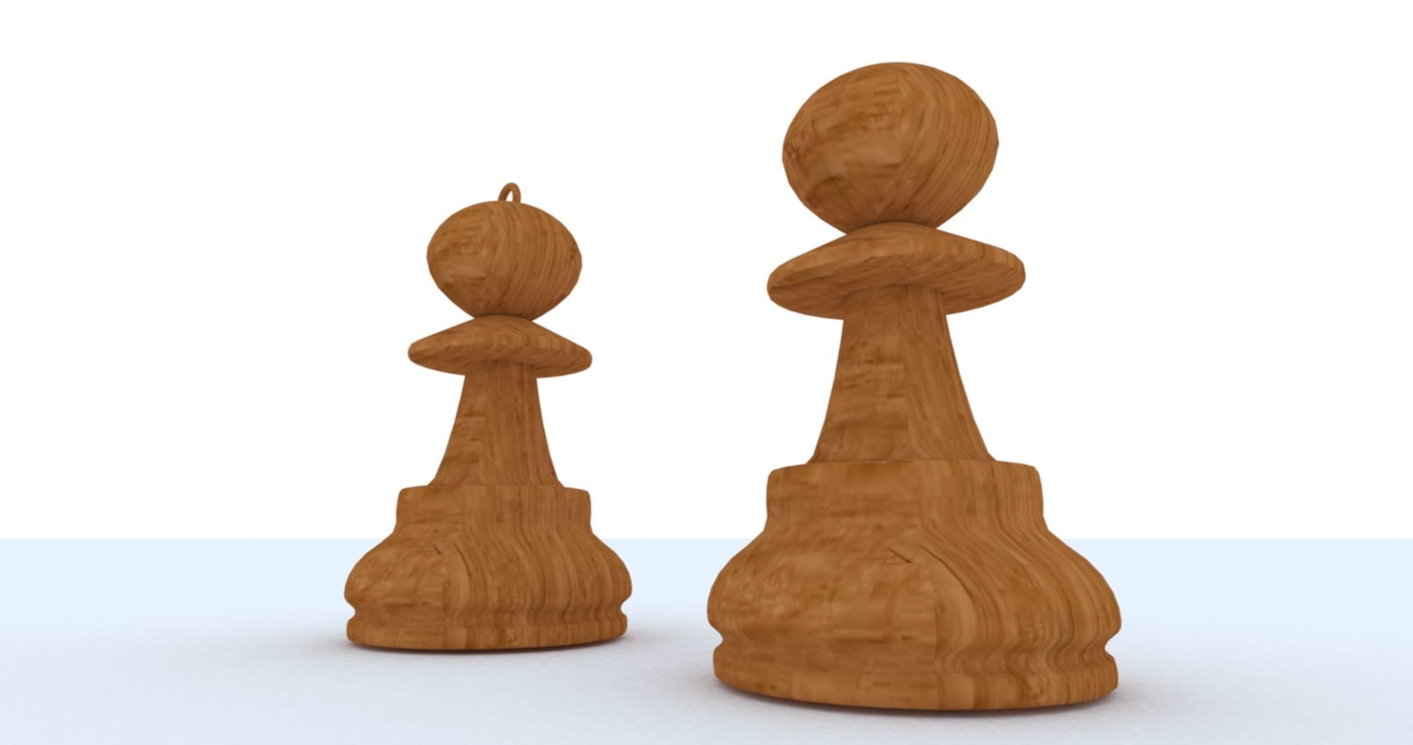 chess pawn 3D print model_7