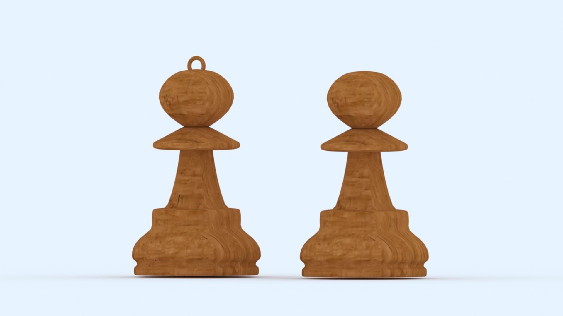 chess pawn 3D print model_4