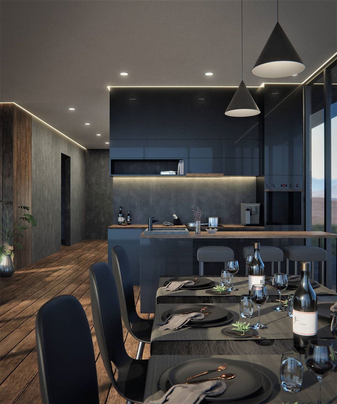 Mountain Sight House 3D-Scene 3D model_2