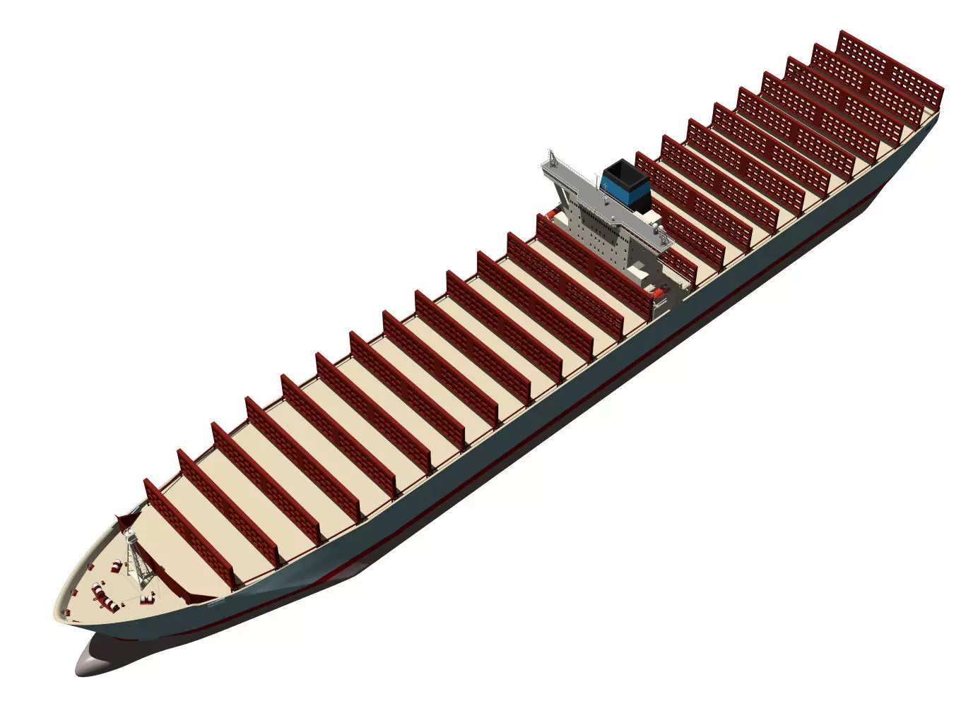 container ship 3D model_10