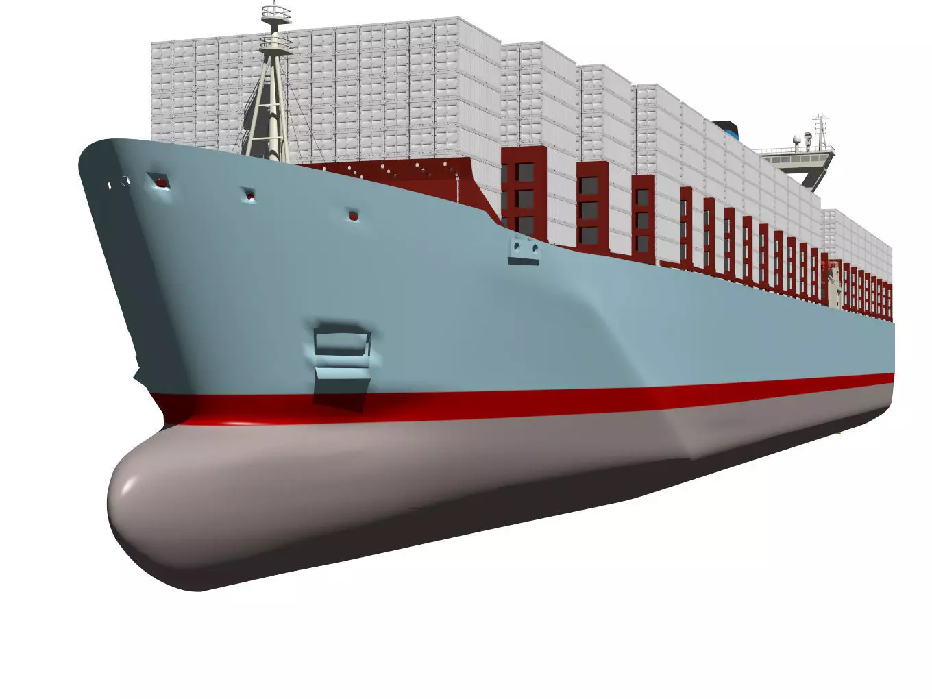 container ship 3D model_13