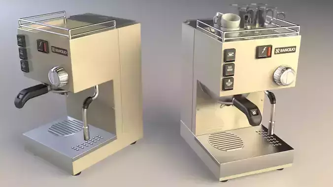Rancilio Espresso Machine 3D model Rancilio Espresso Machine 3D model