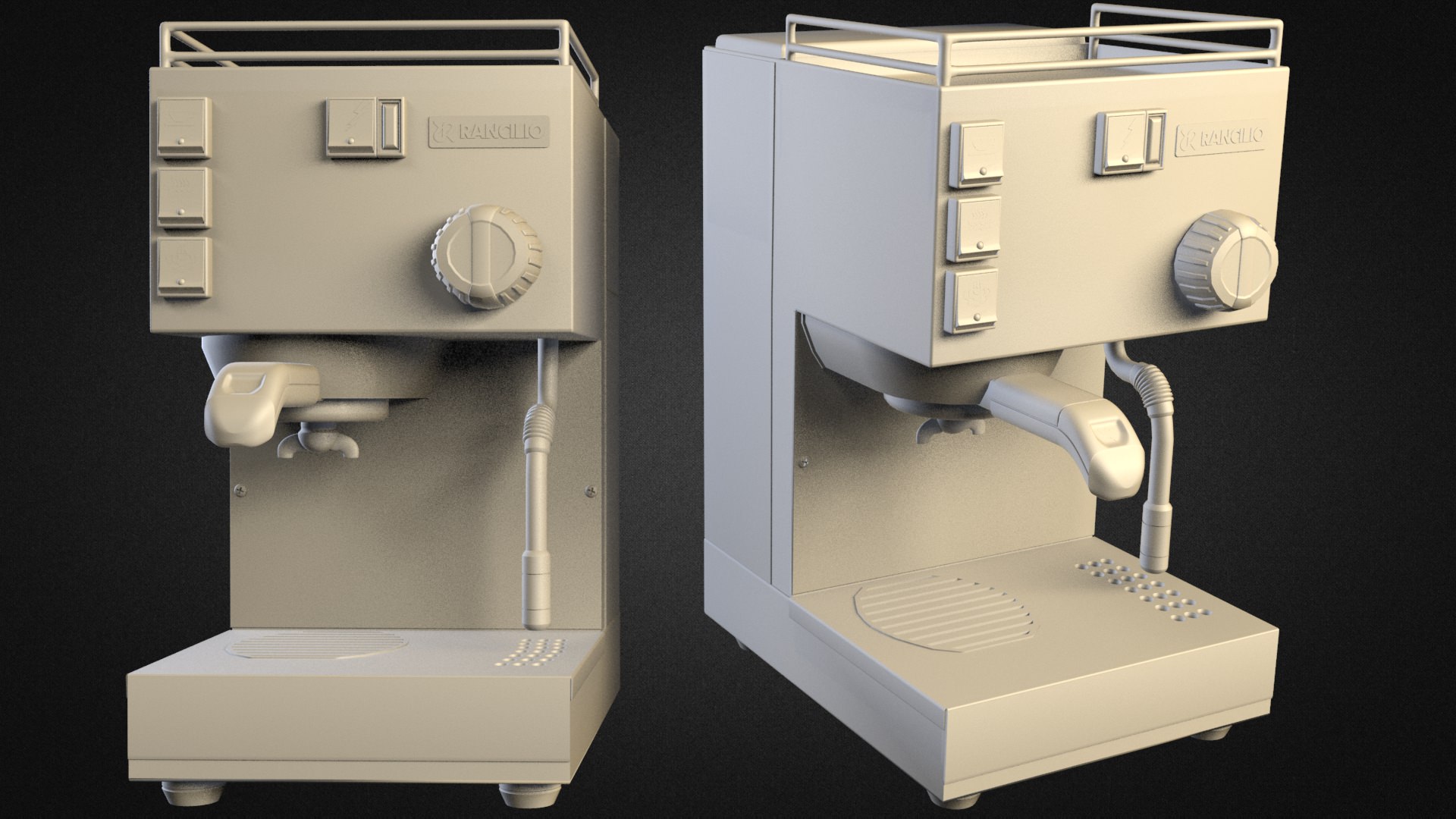 Rancilio Espresso Machine 3D model_5