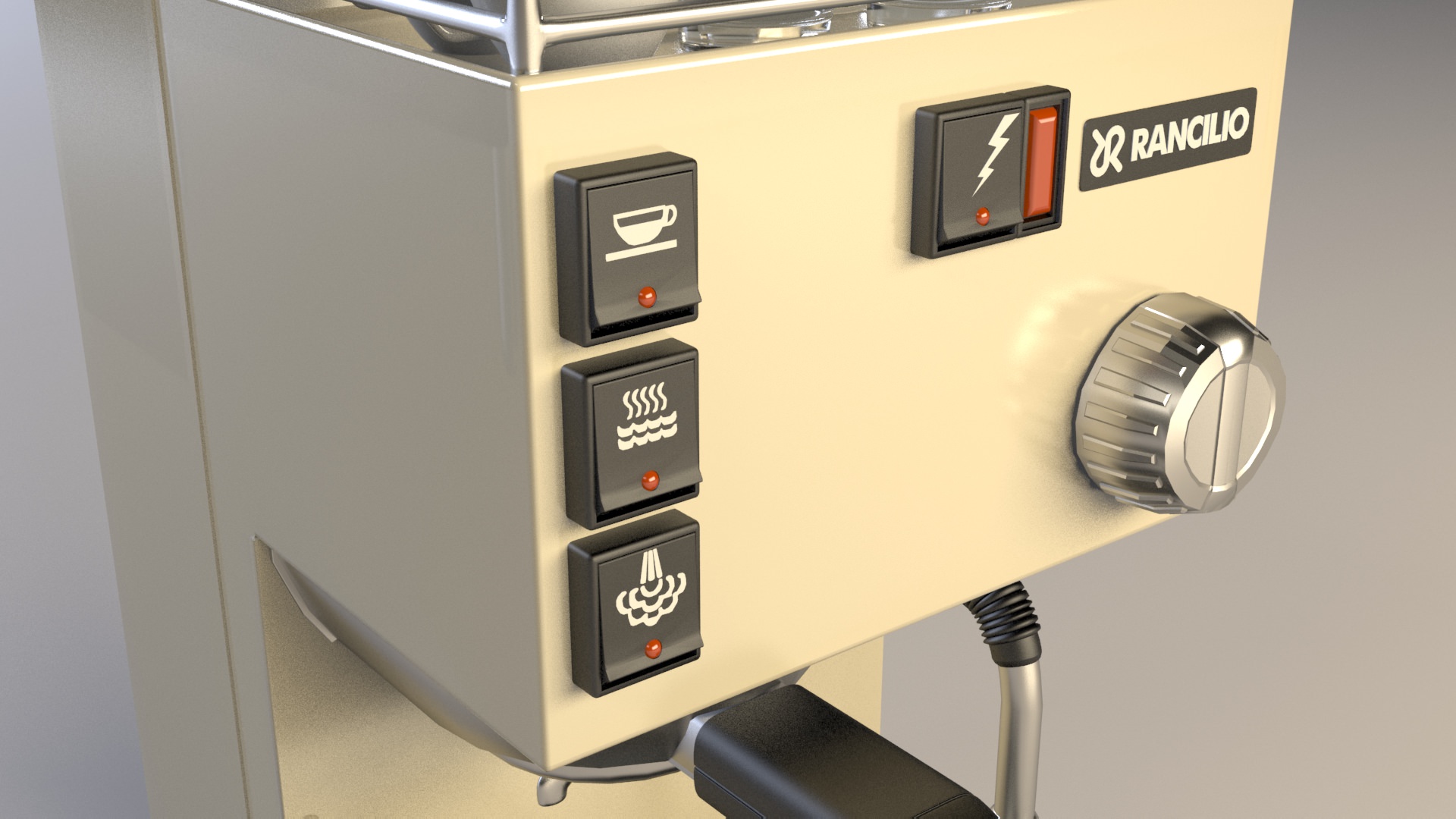 Rancilio Espresso Machine 3D model_2