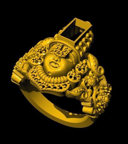 Balaji ring  3D print model_4