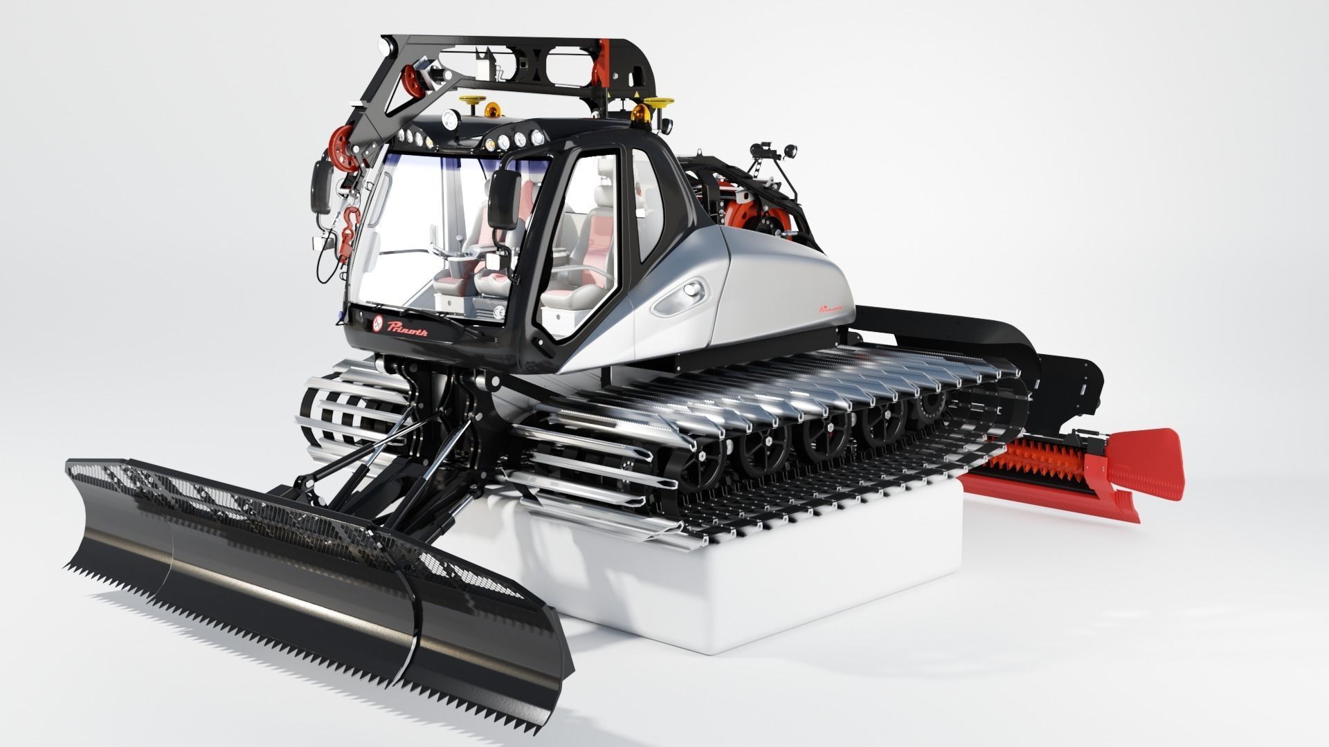 Prinoth Leitwolf Snow Groomer 3D model_20