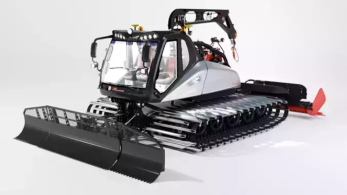 Prinoth Leitwolf Snow Groomer 3D model