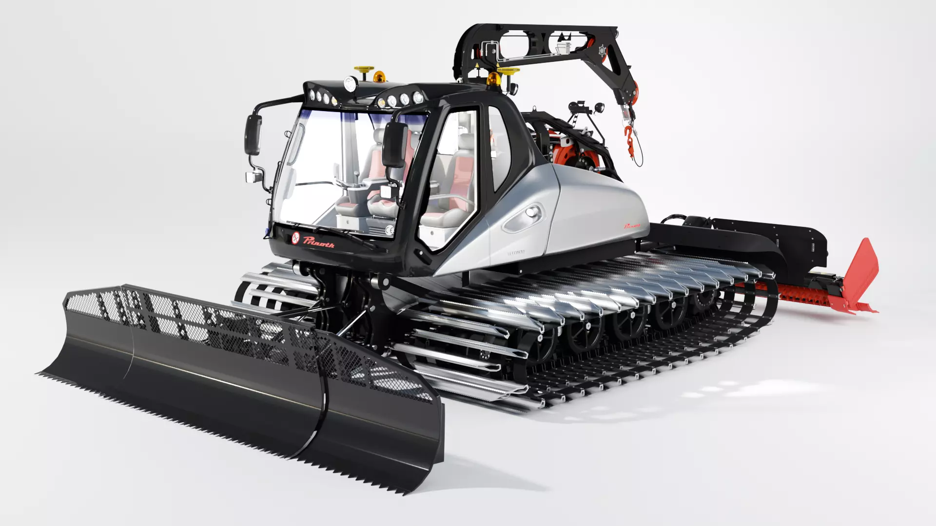 Prinoth Leitwolf Snow Groomer 3D model_0