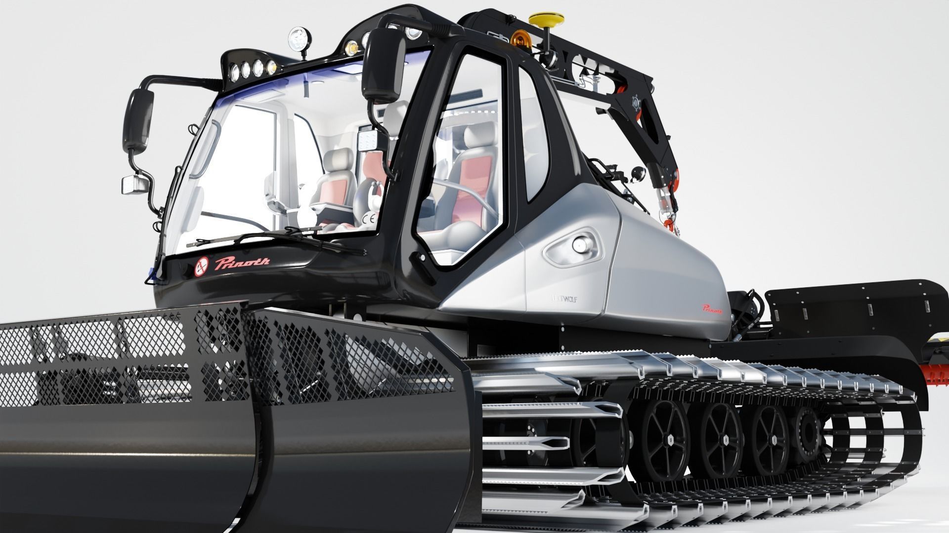 Prinoth Leitwolf Snow Groomer 3D model_3