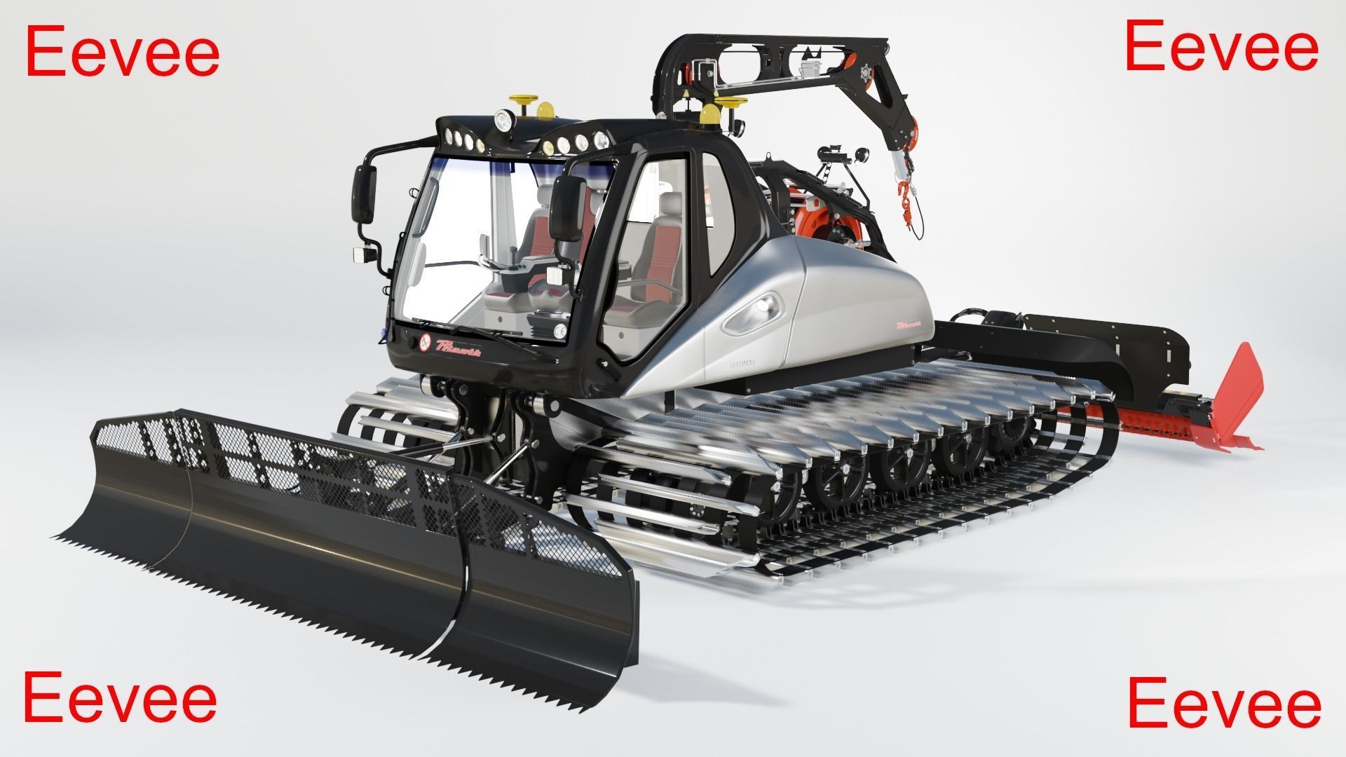 Prinoth Leitwolf Snow Groomer 3D model_22