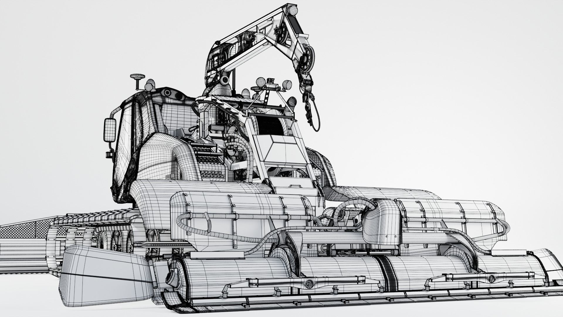 Prinoth Leitwolf Snow Groomer 3D model_7