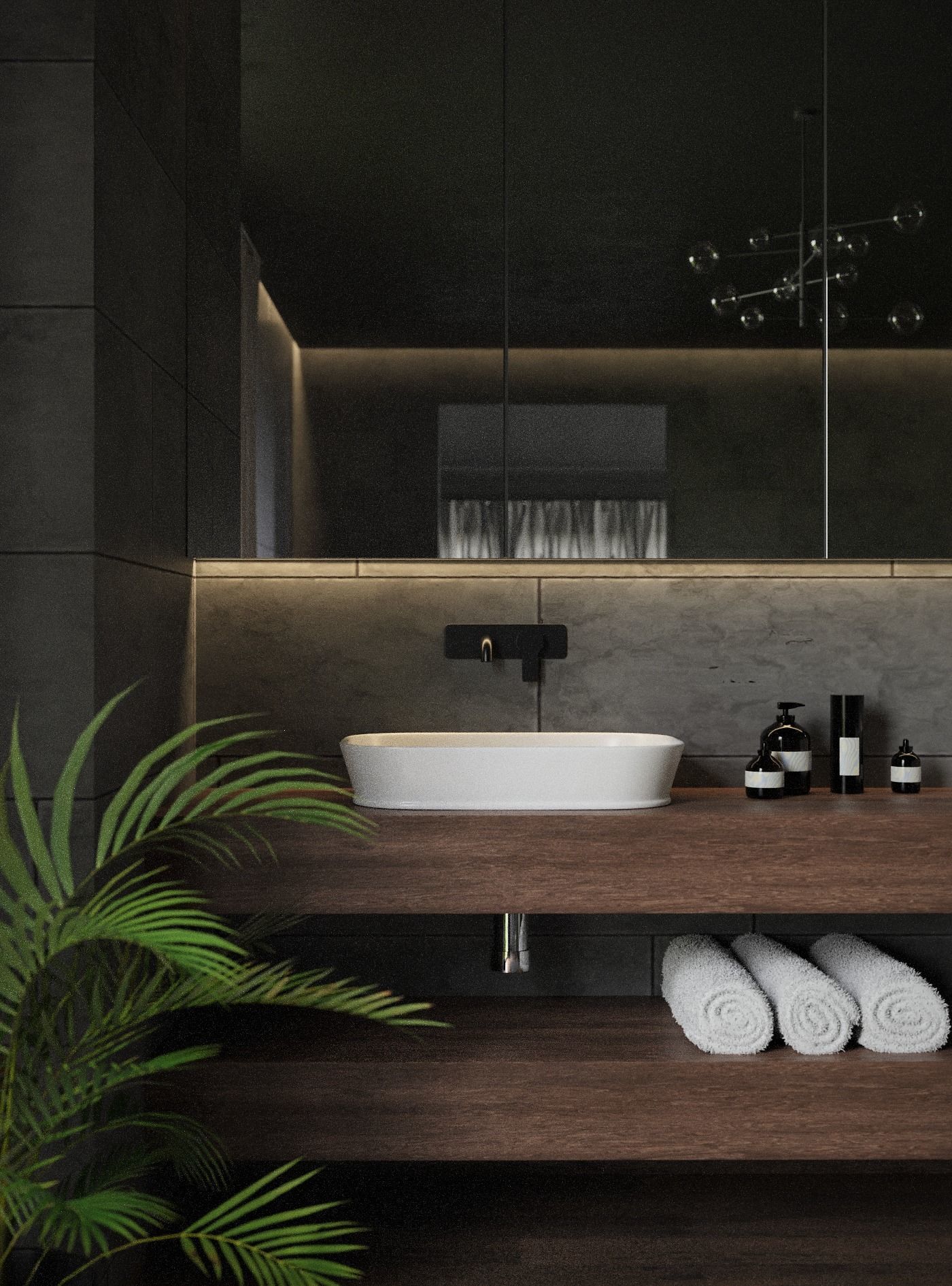 Bathroom Scene 3D model_2