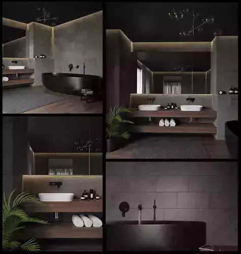 Bathroom Scene 3D model