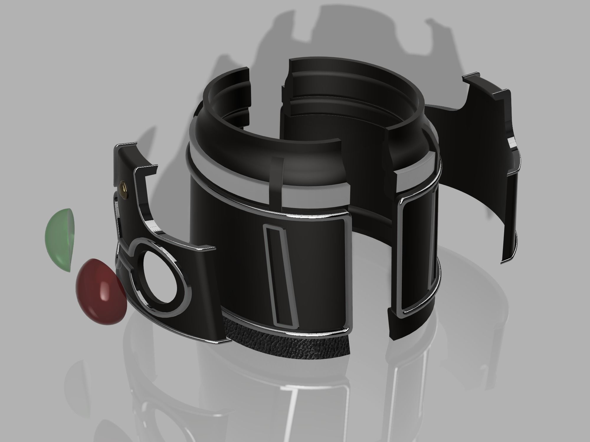 Final Fantasy 7 Remake Tifa Right Gauntlet Cuff 3D print model_3