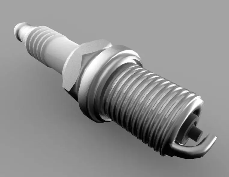 Spark Plug 3D model_0