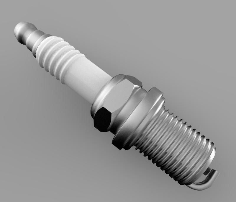 Spark Plug 3D model_4