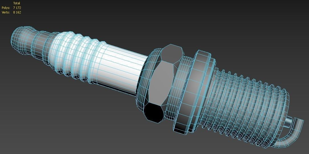 Spark Plug 3D model_5