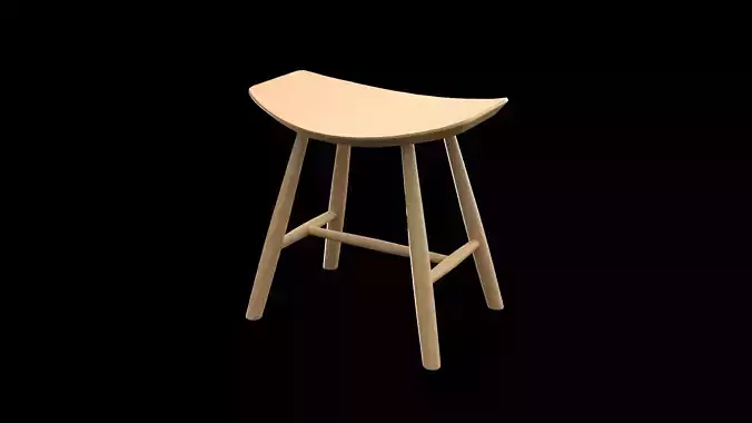 Johansson J63 Stool WoodVaneer