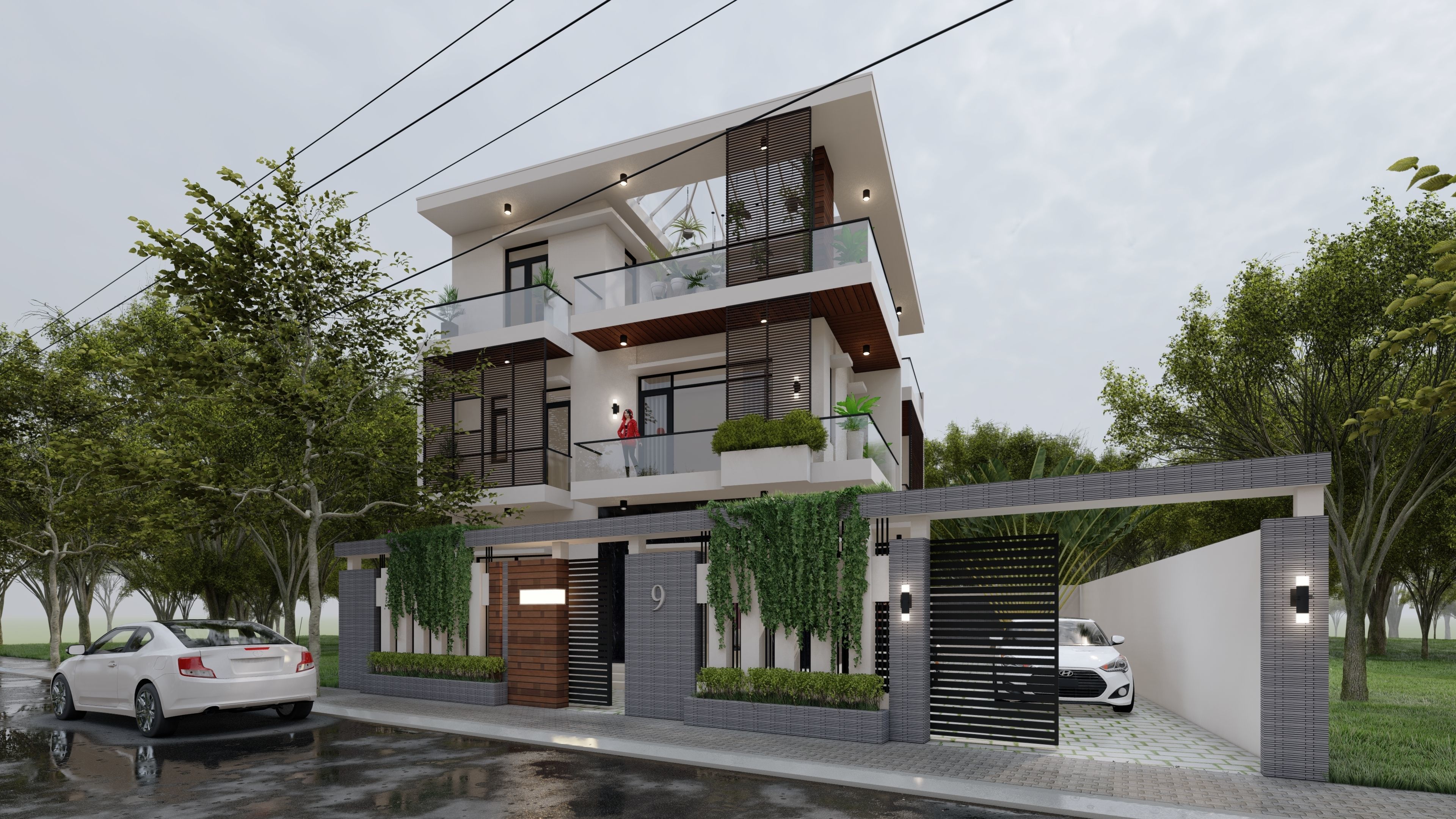 Phu Cuong Villa 3D model_3