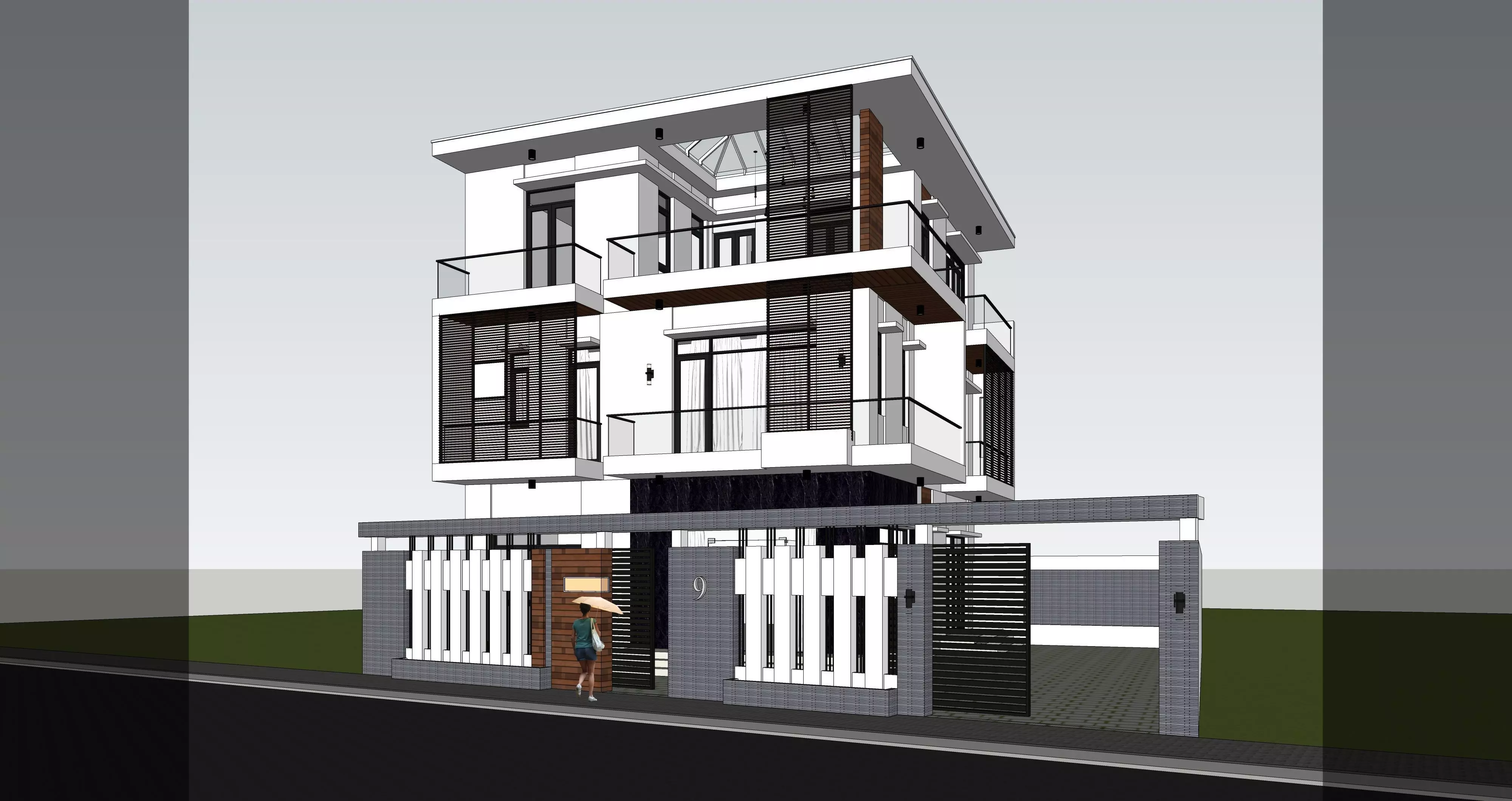 Phu Cuong Villa 3D model_0