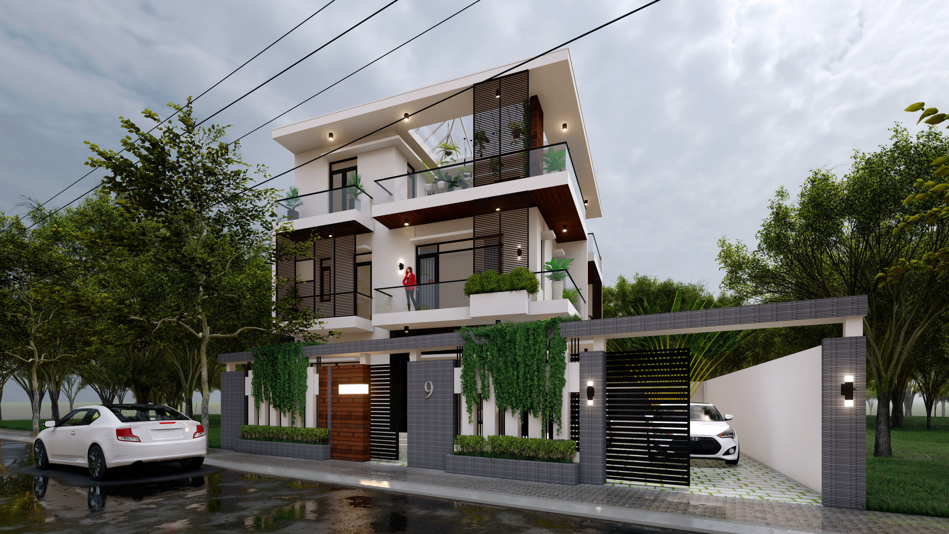 Phu Cuong Villa 3D model_2