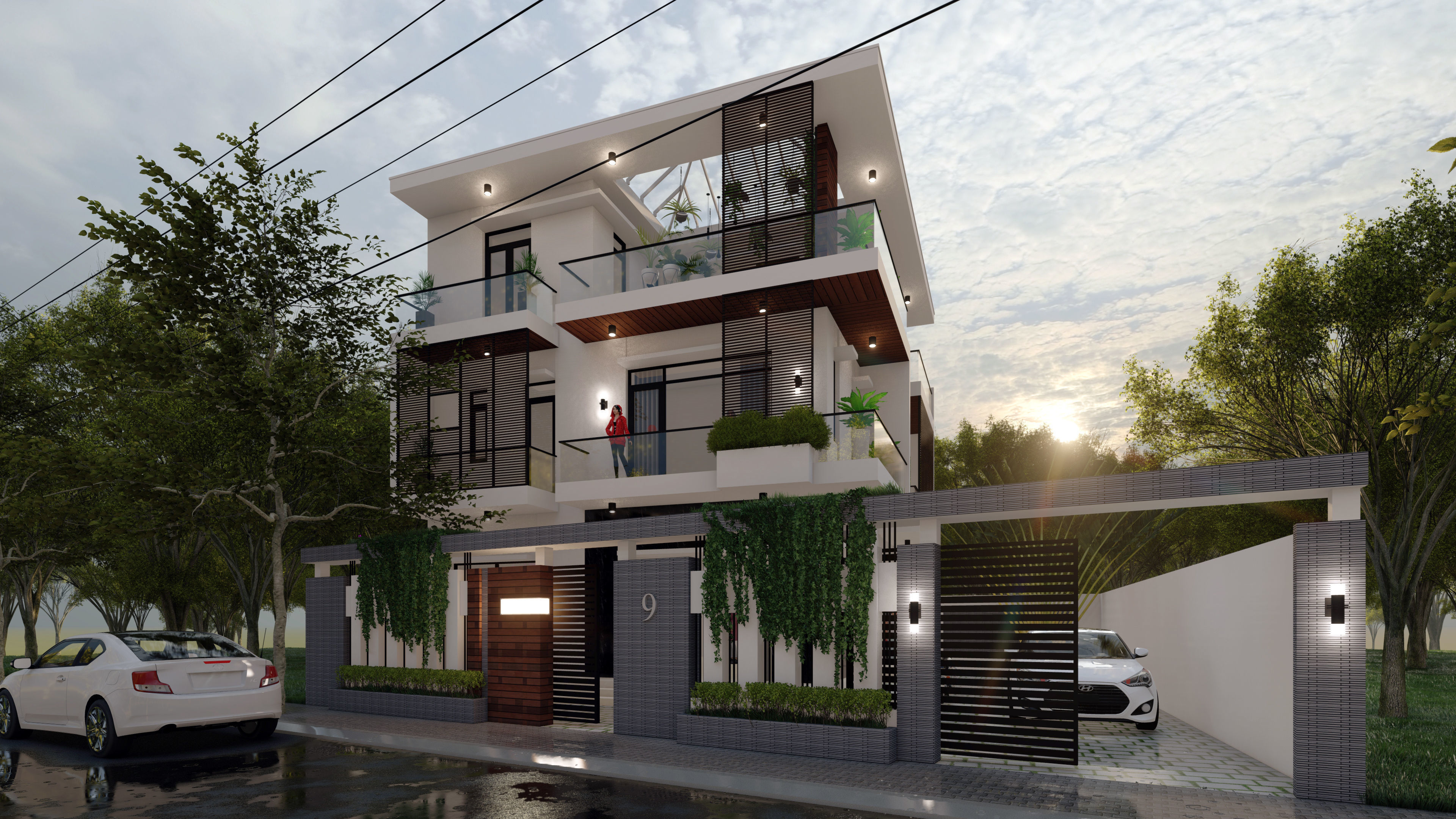Phu Cuong Villa 3D model_1
