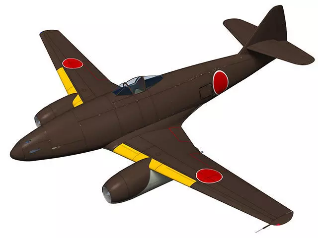 Ki-201 Karyu 3D model
