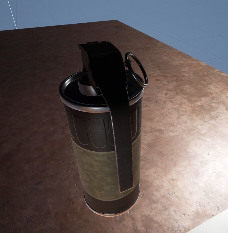 smoke grenade Low-poly 3D model_15