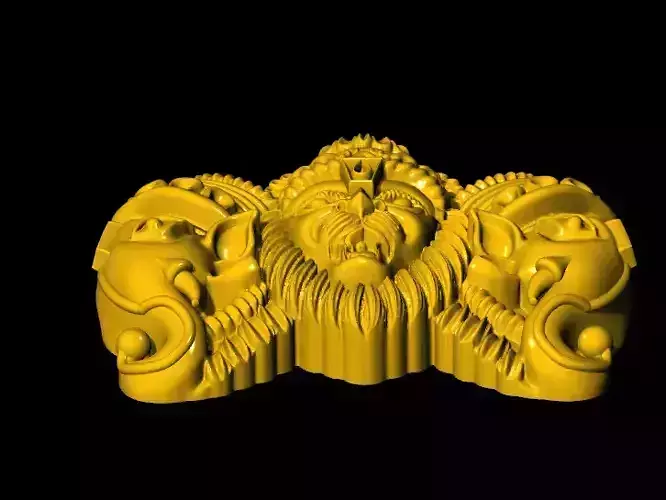 Narishima and Ganesha locket 3D print model