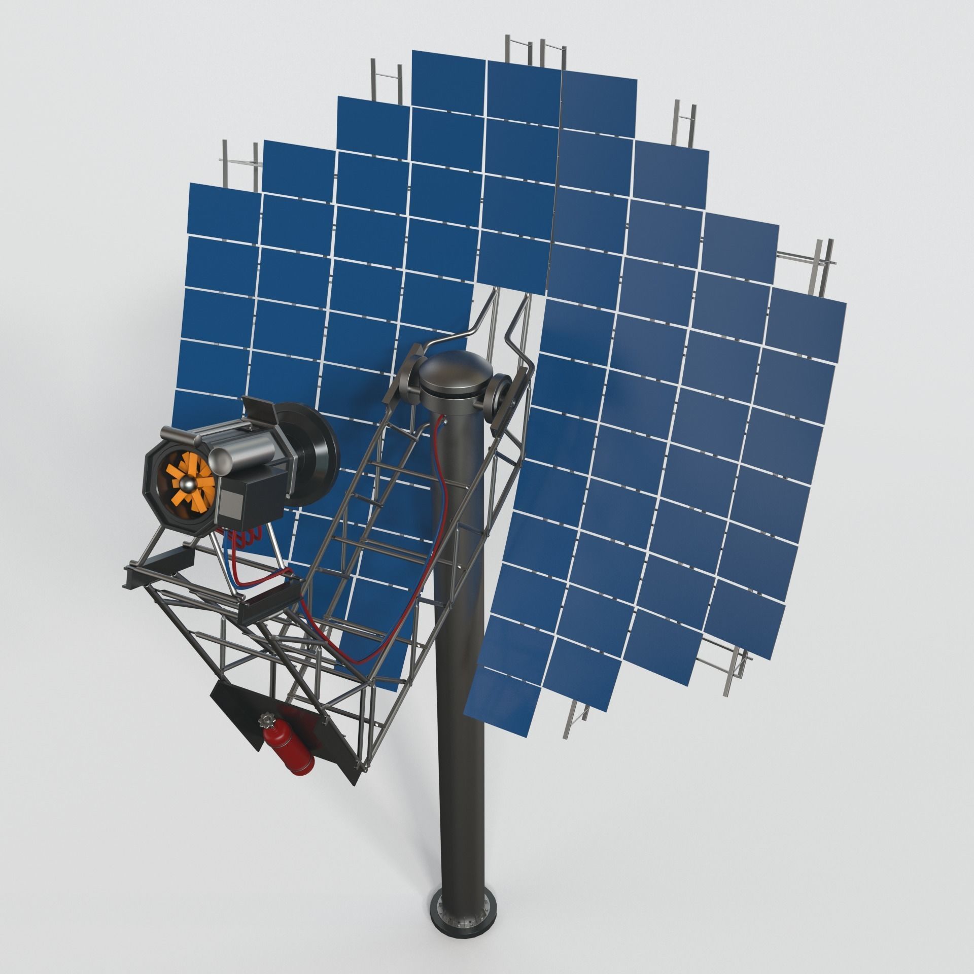 Solar Panel 3D model_4