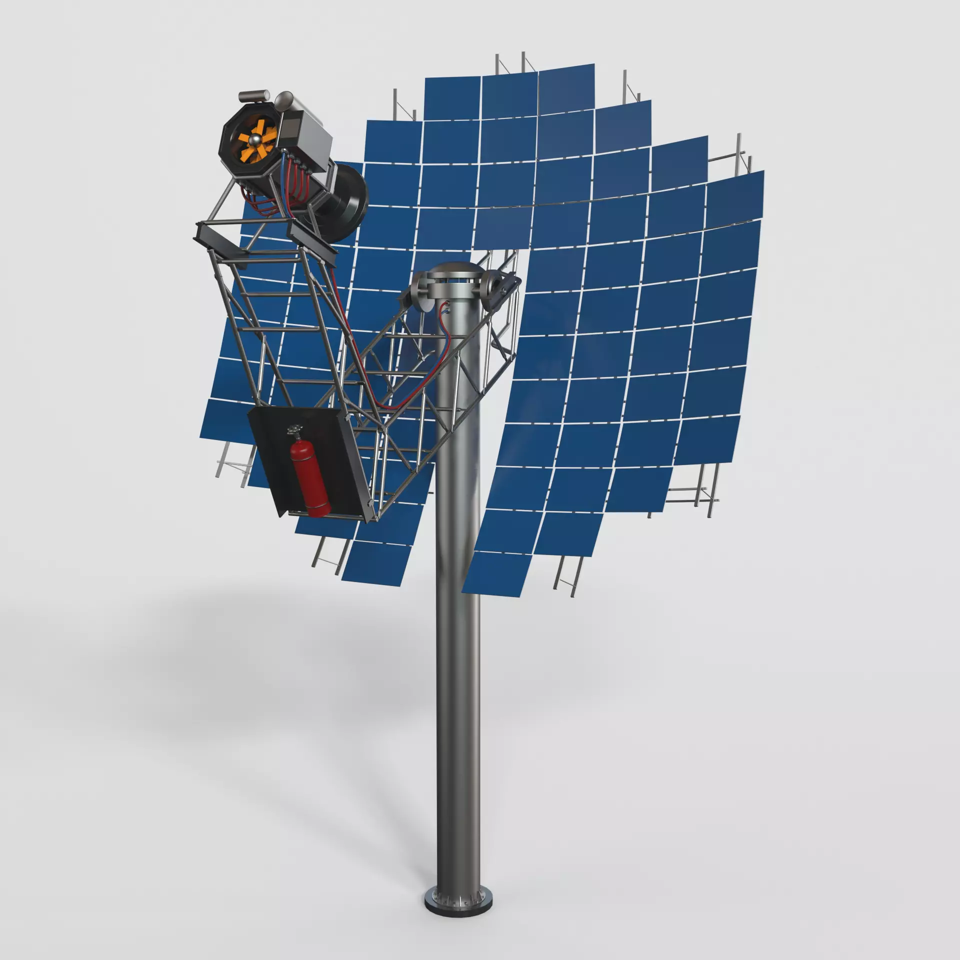 Solar Panel 3D model_0